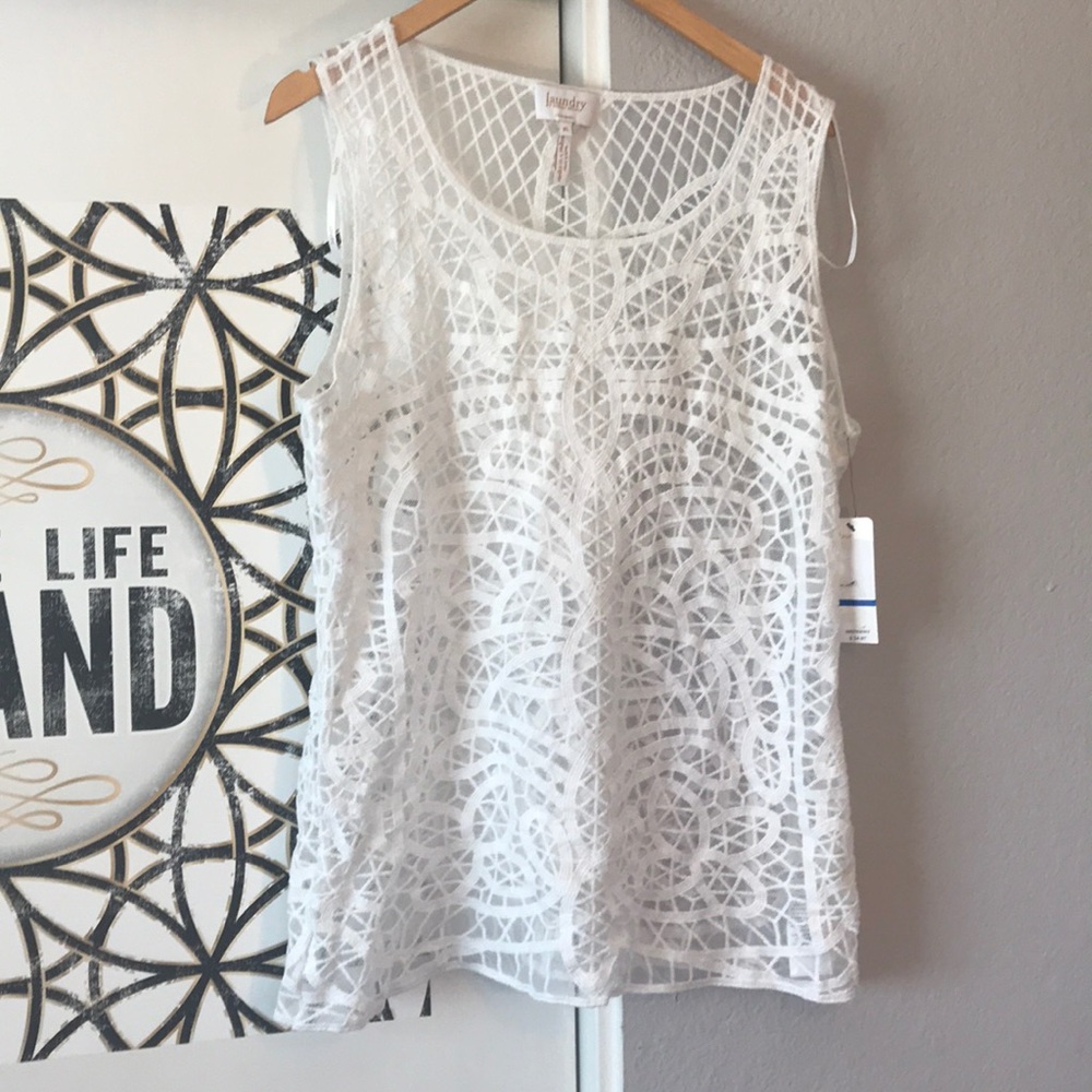 Lace tank